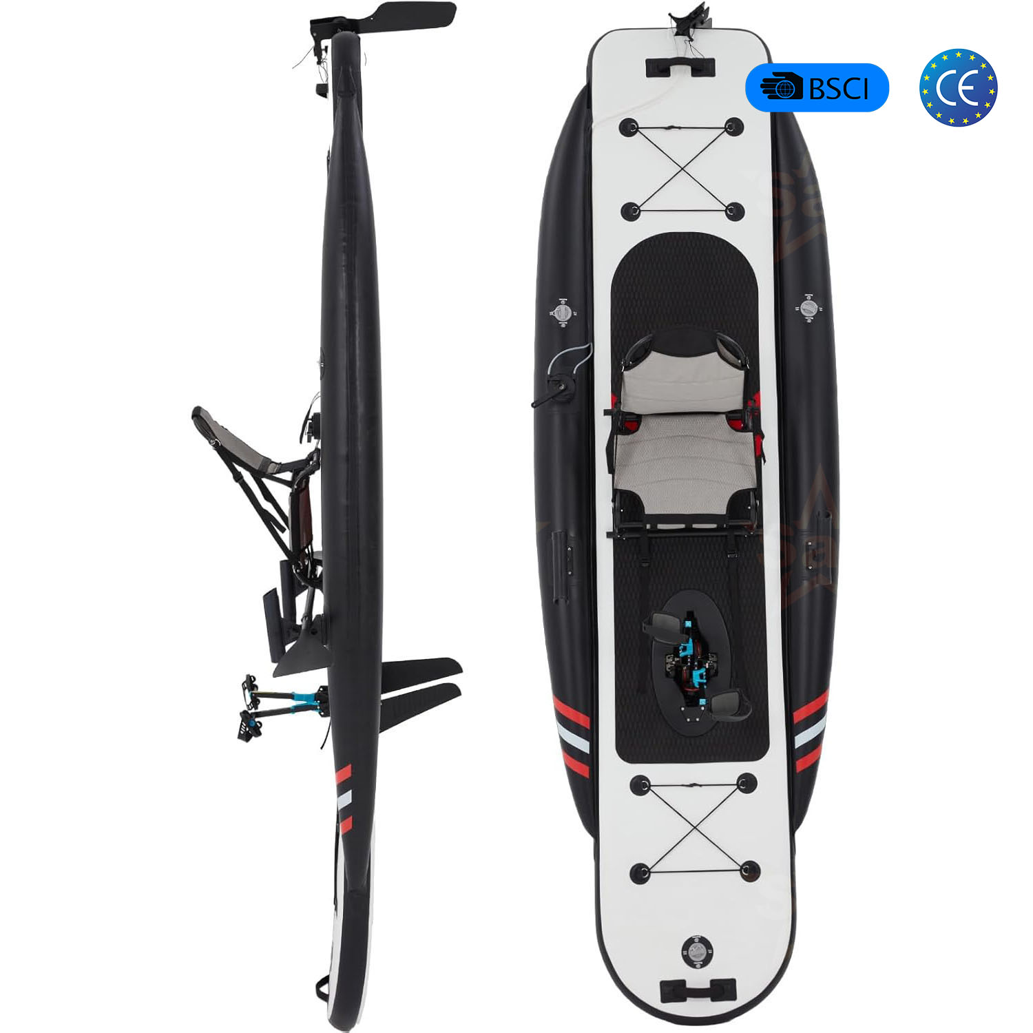High Quality Inflatable Pedal  - đánh giá và giá Fishing Kayak Pedal Drive
