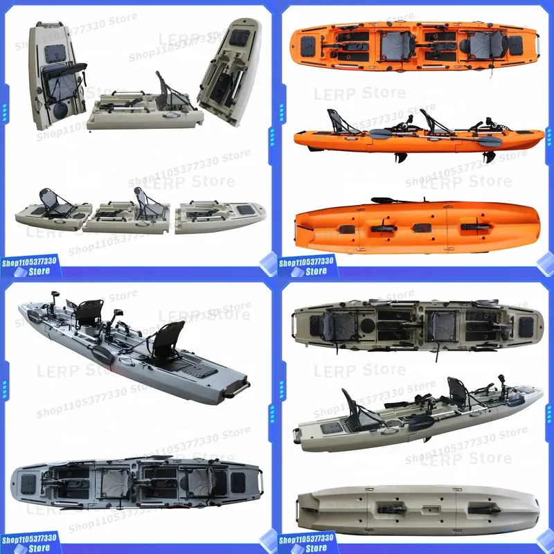 14.5FT Modular Kayak Double Se - đánh giá và giá Fishing Kayak Sit In