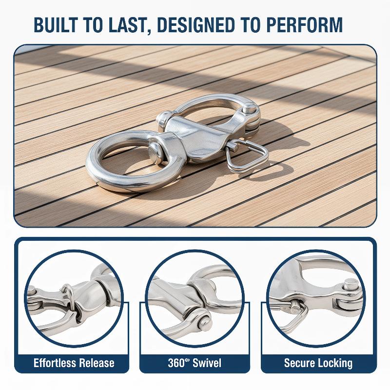Marine Swivel Snap Shackle 316 - đánh giá và giá Fishing Kayak Sit On Top