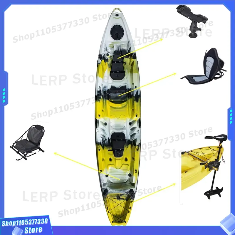 2 Person Plastic Rigid Sit Ton - đánh giá và giá Fishing Kayak Sit In